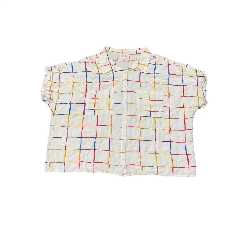 Lularoe baggie button down.       B2